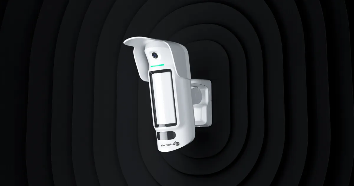 Alarmschutz24 Außenbewegungsmelder – Dual-Außenmelder mit Fotoverifikation