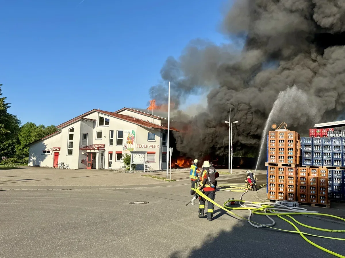 Brand des Feuerwehrhauses Unterensingen am 15. Juni 2026